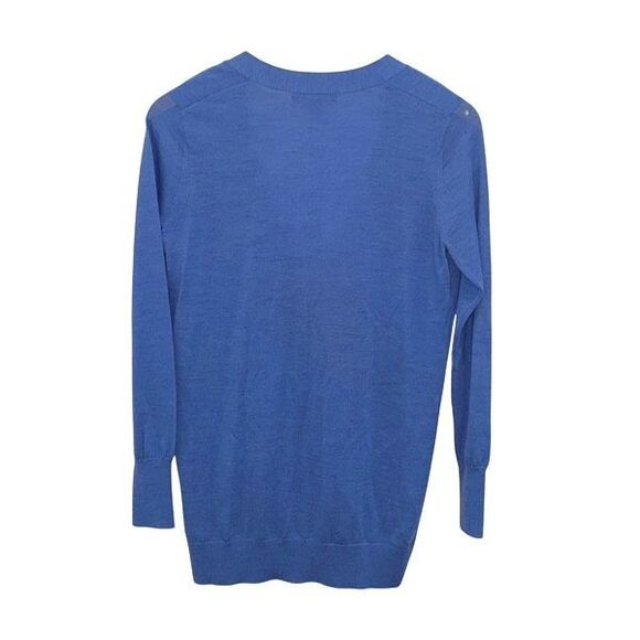 Banana Republic Womens Blue 100% Merino Wool Button Front Cardigan Sweater Small - Picture 4 of 9